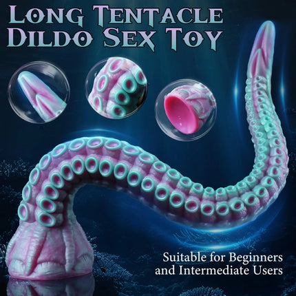 Deep sea tentacle dildo Fantasy Monster big dildo tentacle octopus silicone anal dilator Prostate Massager Vagina Adult Sex Toys