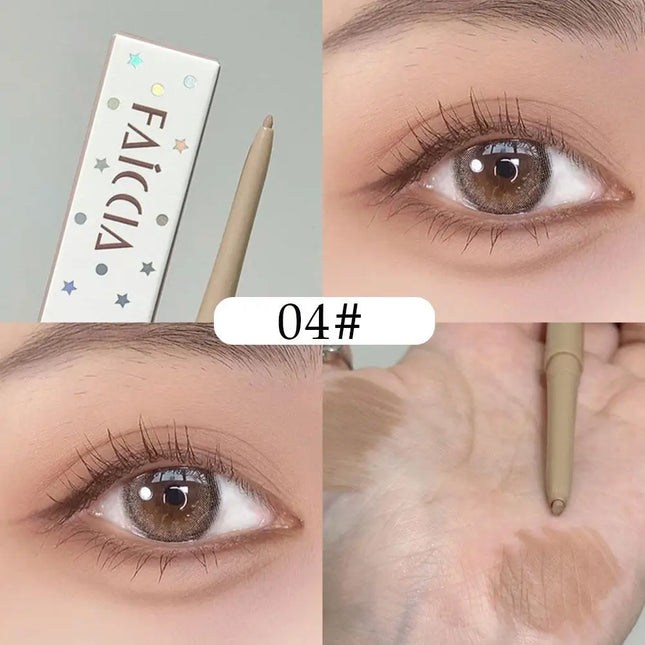 Charming Shiny Lying Silkworm Eyeliner Pencil Matte Waterproof Lasting Highlighter Eyeshadow Glitter Liquid Liner Eye Pencil