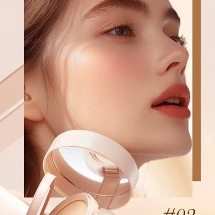 2 in 1 Double Layer Powder Cushion Clear Natural Lasting Brightening Sadoer Makeup Concealer Loose Powder Air Cushion BB Cream
