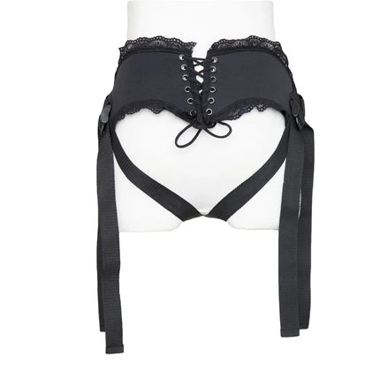 Lace Braided Wearable Strapon Penis for Lesbian G Spot Stimulator Lace Slacks Panties Strap on Dildos Pants Sex Toys for Women