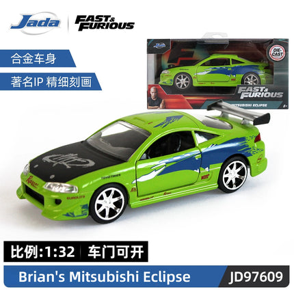 Jada Toys 1:32 Fast&Furious Alloy Car,Mitsubishi Lancer TOYATO Super Nissan Skyline GTR Jetta RX-7 Collection Gift Toys for Kids