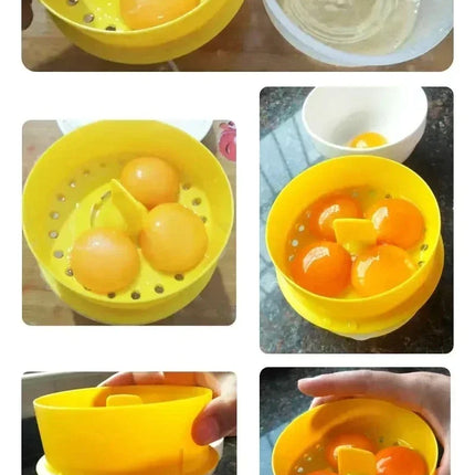 Automatic Egg Cracker Stainless Steel Egg Separator for Raw Egg White Separator Egg Opener Easy Eggshell Cutter Kitchen Gadget
