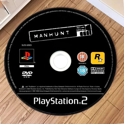 Round Game Machine Rug Living Room Bedroom Computer Chair Floor Mat Hanging Basket Mat Gaming Video Game Room Decorative Carpet