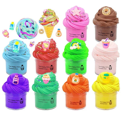 12 piece 50ml Butter Clay Set, Party Gift, Prize, Puzzle Toy, Stress Relief Toy,  Birthday Gift