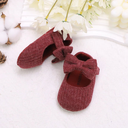 Adorable Bowknot Mary Jane Shoes For Baby Girls - Lightweight, Non-Slip & Soft Flat Sole For Indoor/Outdoor Walking All Year Rou
