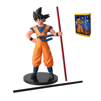 Anime Figure Dragon Ball Son Goku Super Saiyan 22cm Goku DBZ Action Figure Model Gifts Collectible Figurines for Kids