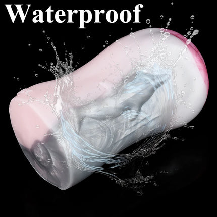 SMMQ Dolphin Masturbator Soft Silicone Dual Channel Onahole Realistic Vaginal Pocket Pussy Stroker Sex Toy For Adult Men