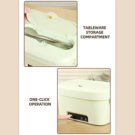 Portable Insulated Lunch Box No Water Wireless Heating Feature Fresh Food Storage Boite A Lunche Chauffant Electrique