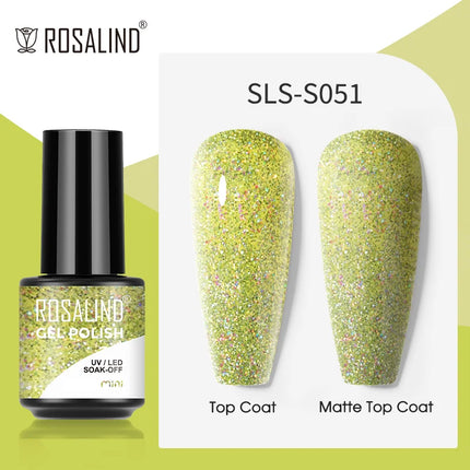 ROSALIND Gel Nail Polish UV Base Top Coat Soff Off Stamping Polish All For Art Manicure Semi Permanant Gel Nail Fast Shipping