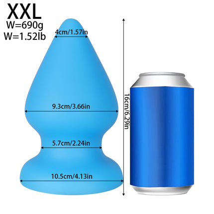 Fisting Butt Plug Training Dilator XXXL Small Huge Anal Plug Super Soft Anal Toys Suction Cup Big Sex Toy For Men Women Buttplug