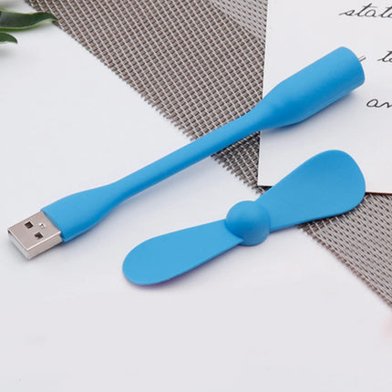 USB Small Fan Flexible Bendable Mini Fan For Power Bank Laptop PC Charger Portable Hand Cooling Fans For Computer Summer Gadgets