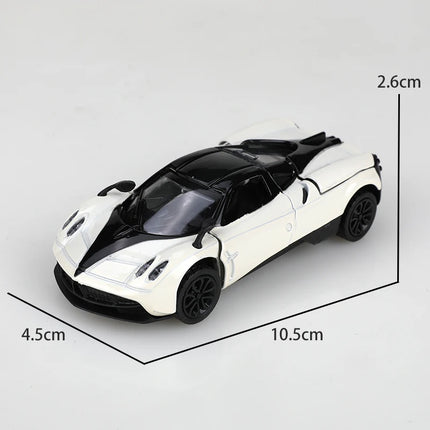 (bagged)1:43 Alloy Car Model Simulation Pagani Racing Car Vehicle Pull Back Car Ornaments Collection Toys For Boy Children