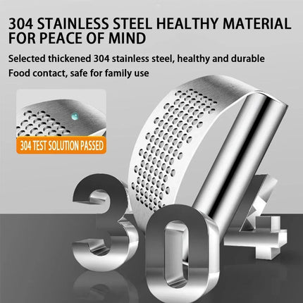 1/2pcs Stainless Steel Garlic Press Crusher Manual Garlic Chopper Garlic Chopping Tools Fruits Vegetables Home Kitchen Gadget