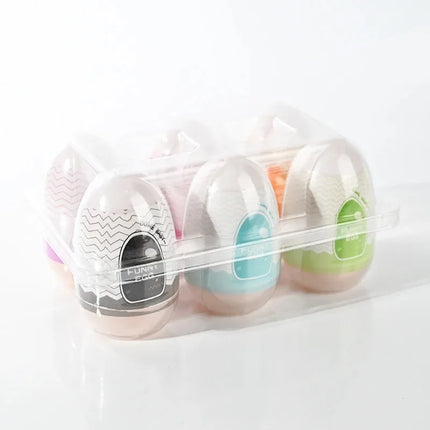 EGG Adult Male Masturbator, Portable Mini Pocket Stroker, Discreet Reusable Silicone Cup for Men
