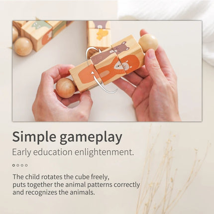 1pc Wooden Montessori Toy Hand Bell Toy Baby Mobile Musical Rattle Toy Children Stroller Classic Educational Toys Kid Gifts