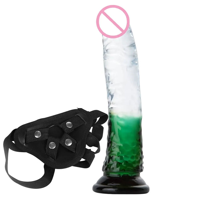 Harness Women Panties Realistic Penis Cock Strap-On Strapon Dildo With Suction Cup Dildo Belt Harness Sex Toys for Lesbian