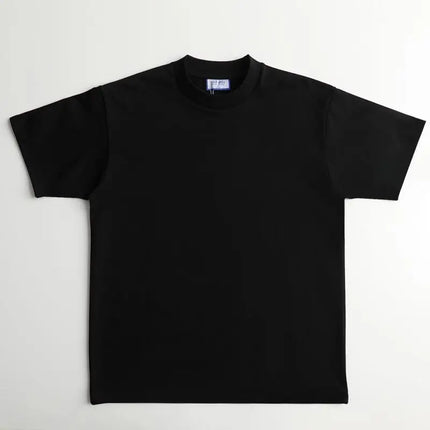 American Heavy 400g Short-sleeved T-shirt Men's Pure Cotton Loose Bottoming Shirt Round Neck Solid Color Long-sleeved Women