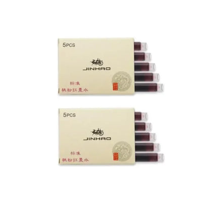 Jinhao 5/10/15 pcs Color Ink Cartridge Refill Fountain Pen Office School Student Stationery Ink Supplies Fountain Pen Ink