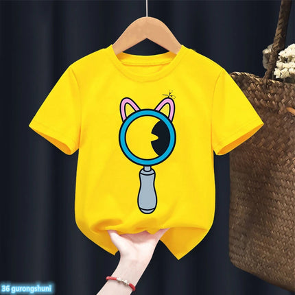 T-Shirt For Boys/Girls Funny Animethe Creature Cases Cartoon Print Tshirt Kids Summer Fashion Boys Clothes Short Sleeve Tops