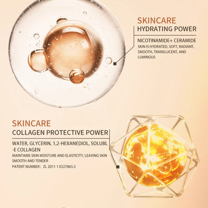MACKANDY Ceramide Plant Extract Foundation For Full Coverage Long-Lasting Wear Natural Matte Finish Skin-Nourishing Makeup