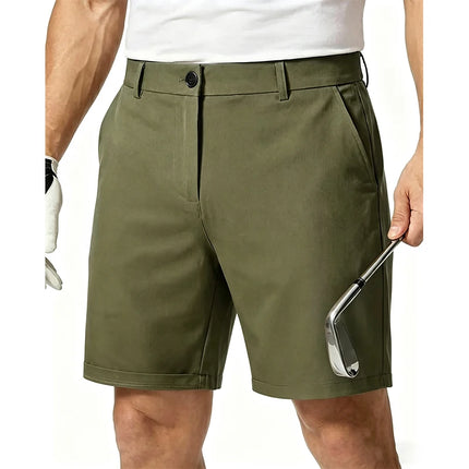 Men 100% Cotton Shorts Summer Business Homme Shorts Casual Fashion High Quality Male Shorts Social Office Short Pants Men