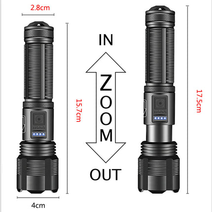 Aluminum Alloy XHP70.2 XHP50.2 Tactical Hunting Torch 4 Core Led Flashlight 18650 AAA Battery Usb Rechargeable Zoomable Lantern