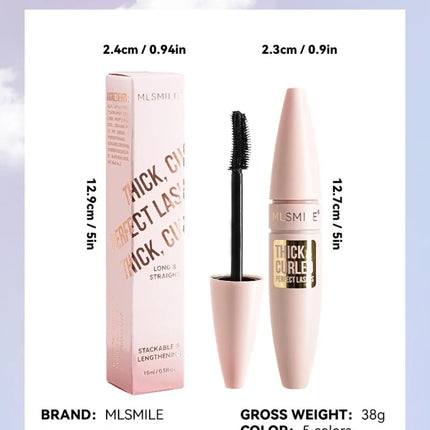 Colorful Mascara Thick Curl Waterproof Natural Eyelash Lengthens Long Lasting Quickly Dry Blue Brown Black Mascara Eye Makeup