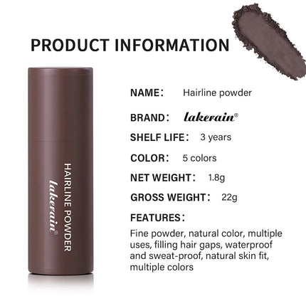 Hairline Powder Waterproof And Anti-Sweat Filling Artefact Repair Seam Finishing Cover Powder Shade Natural Toning Powder