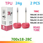 24g 700x18-28C 2pcs / 45mm with Patch Kit