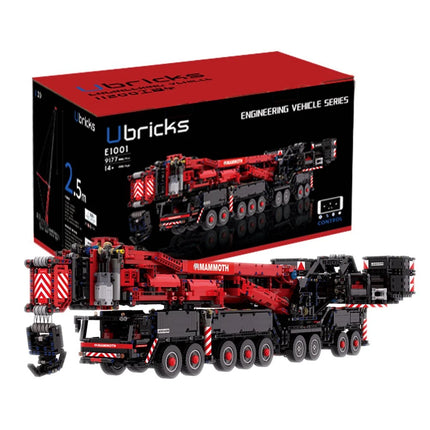 2026 New upgrade 10400Pcs LTM11200 Model Mobile Crane Building Blocks Model Remote With Motorized Control Car Toys Kids Gifts