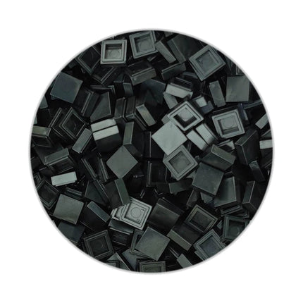 200/330/660pcs MOC Pixel Particles Plate Smooth 1x1 DIY Building Blocks Flat Square Bricks Halloween Christmas Children Toy 3070