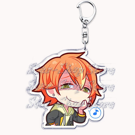 VIRTUAL SINGER Wonderlands Showtime Keychains Keyrings for Accessories Touya Emu Rui Akito Tsukasa Key Chain Jewelry Fans Gifts
