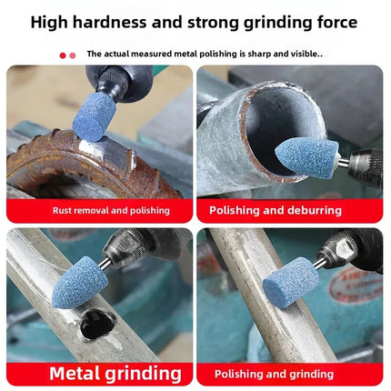 Small grinding wheel grinding head Blue corundum 3mm metal rust removal polishing electric grinding head