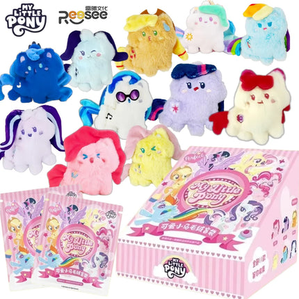 Reesee Genuine My Little Pony Blind Bag Box Plush Pendant Pinkie Pie Fluttershy Miniso Same Style Collectible Peripheral
