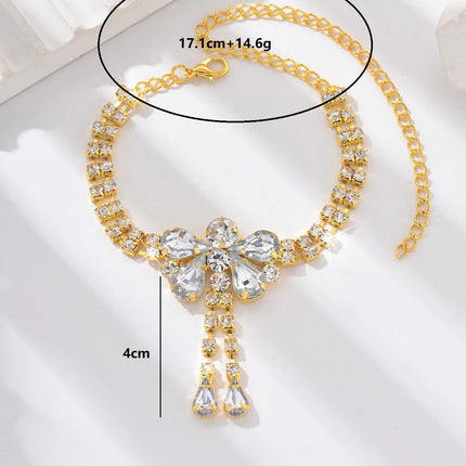1PC women's fashion trend butterfly tassel ankle chain jewelry suitable for dates, parties, holidays, gifts