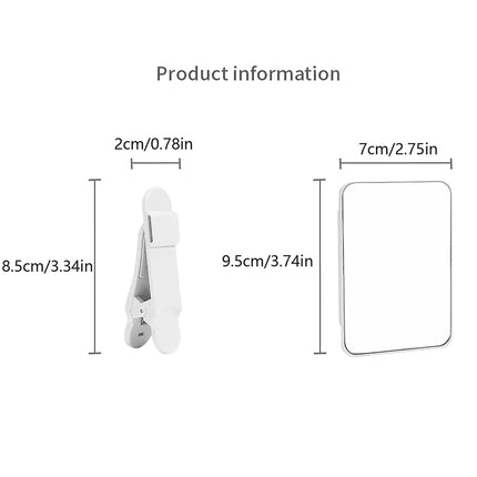 Universal Adjustable Reflection Clip Kit For Phone Android Smartphone Camera Mirror Reflection Clip Phone Selfie Reflector Tool