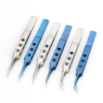 1 pc Eyelid Tweezers 10.5cm ophthalmic microsurgical instruments Ophthalmic forceps with hook platform