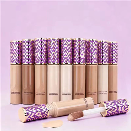 Liquid Foundation Concealer Base Cream Waterproof Oil-control Liquid Covering Black Circles Blemishes Acne Marks Spots Cosmetics