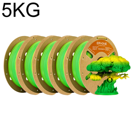 ERYONE 1KG/3K/5KG PLA Matte Gradient Rainbow 3D Printer Filament 1.75 +/- 0.03mm, PLA Matte Multicolor Filament PLA 1KG/3K/5KG