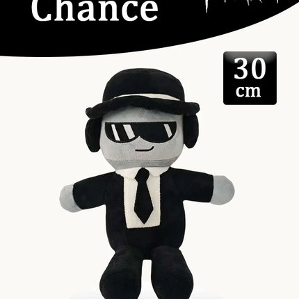 TreasuringU New 30cm Chance Plush Toys Cute Cartoon Rabbits Stuffed Dolls Slasher Game Plushie For Boy Girl Birthday Gifts