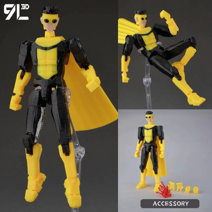 9L3D Printed Invincible Boy Lucky13 Dummy13 Conquer LEX Allen Superheroes Anime Toys Action Figures Mannequin Model Ornaments