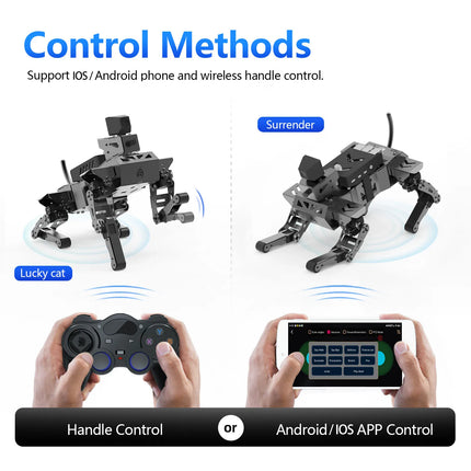XiaoR GEEK ESP32 XR-Corgi Bionic Programmable Smart STEM Educational Robot Dog Kits