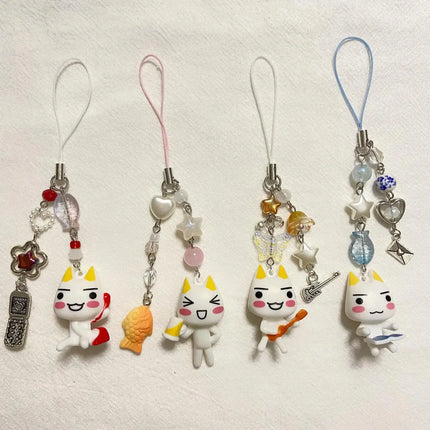 Toro inoue charms cute, anime, kawaii, aesthetic keychain
