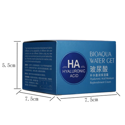 BIOAQUA Hyaluronic Acid Moisturizing Face Cream  Collagen Facial Cream Improve Firming Brightening Essence Skin Care 50g
