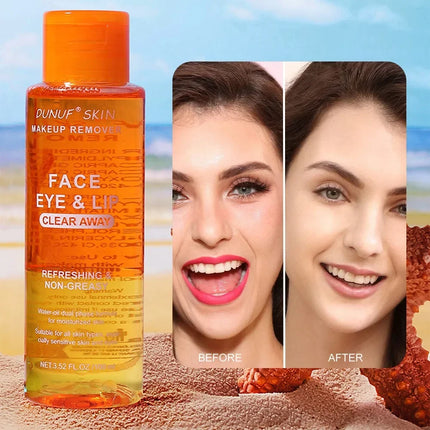 3IN1 Cleansing Oil Face Lip Eye Makeup Remover Face Refreshing Moisturizing Sensitive Skin Cleansing Oil Control Not Irritate