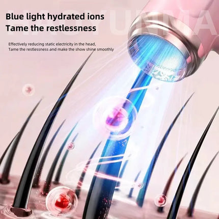 New Wireless Hair Dryer With 30000 Rpm Dry USB Charging For Children/Outdoor/Student Dormitory Blue Light Wireless Hair Dryer