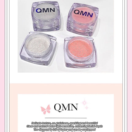 Shimmer Highlighter Powder Fine Sparkling Sequins Pearly Natural Pearlescent Highlight Face Body Brightening Contouring Makeup