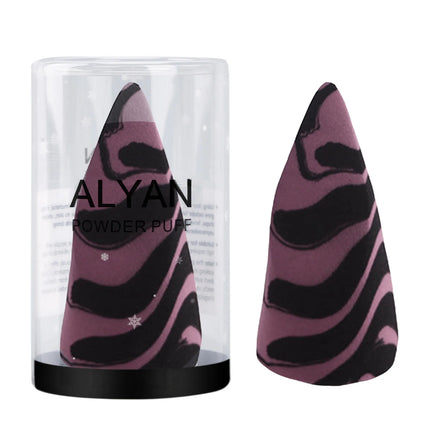 Dual-Color Mixed Cone-Cut Beauty Blender Wet And Dry Use Water Swells Irregular Shape Makeup Sponge Ultra Soft for All Skin T...