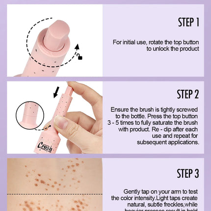 1PC Face Fake Freckles Pen Natural Waterproof Lifelike Fake Freckles Pen for Long Lasting Look Dot Spot Pen Makep Tool Cosmetic