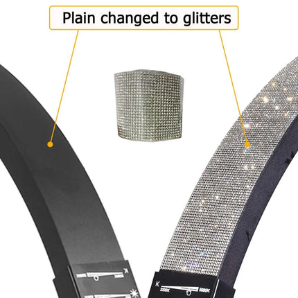 FOSOTO Overseas Warehouse LED Video Light Half-moon Fill Light Lash Nail Desktop Light For Beauty Eyelash Tattoo Makeup